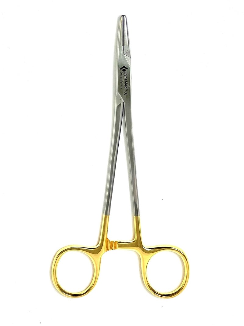 artlab Premium German Mayo Hegar Needle Holder Driver |Needle Driver with Tungsten Carbide Inserts Tip |Dental Ortho Needle Holder Locking| Sizes (Mayo hegar N/H 6.5") - Image 5